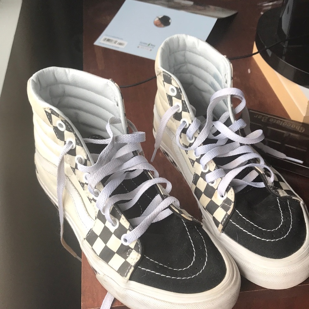 Vans checkered shoes